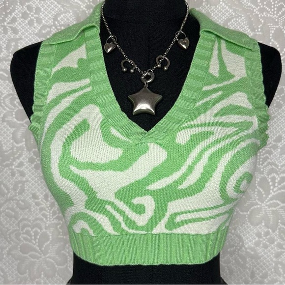 Motel swirly crop top - Picture 1 of 5